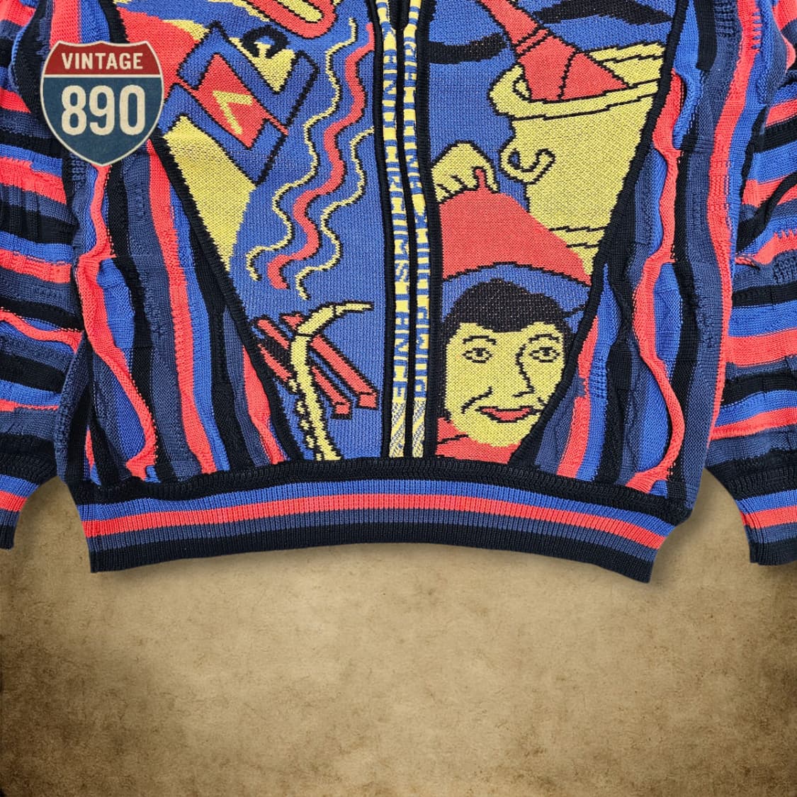 [100] Carlo Colucci 카를로콜루치 VTG 니트 스웨터 상품이미지3