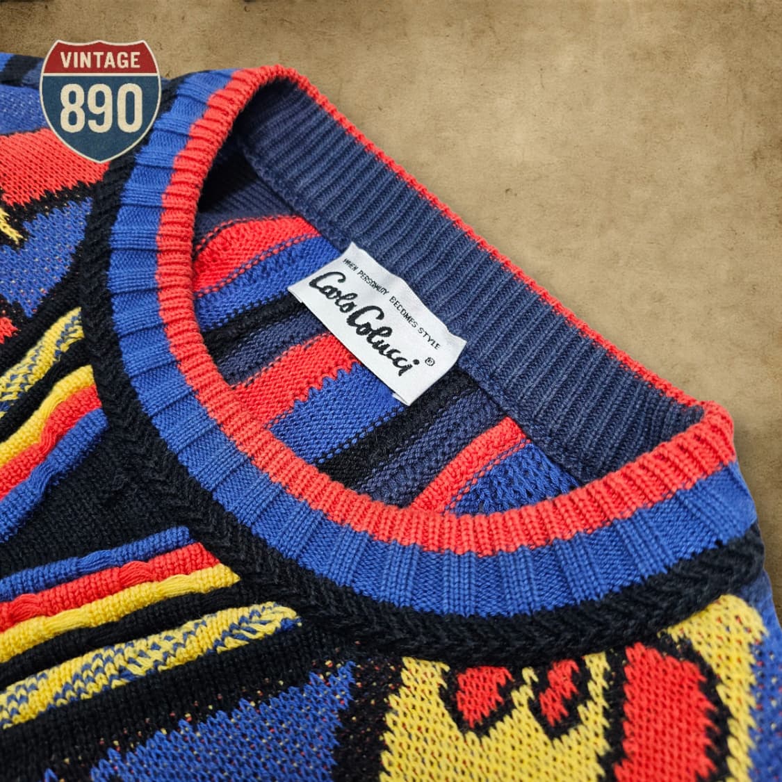 [100] Carlo Colucci 카를로콜루치 VTG 니트 스웨터 상품이미지4