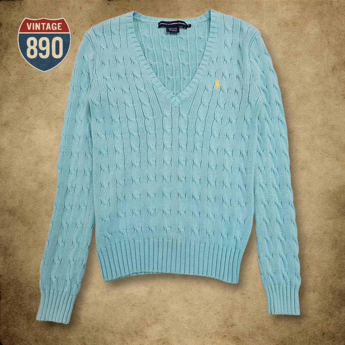 [M] Ralph Lauren 랄프로렌 스포츠 브이넥 스웨터 상품이미지1