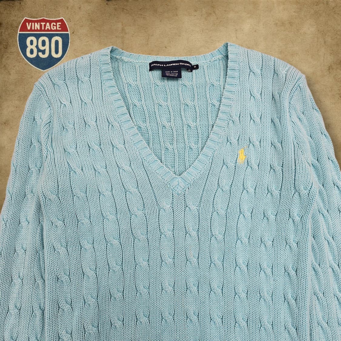 [M] Ralph Lauren 랄프로렌 스포츠 브이넥 스웨터 상품이미지2