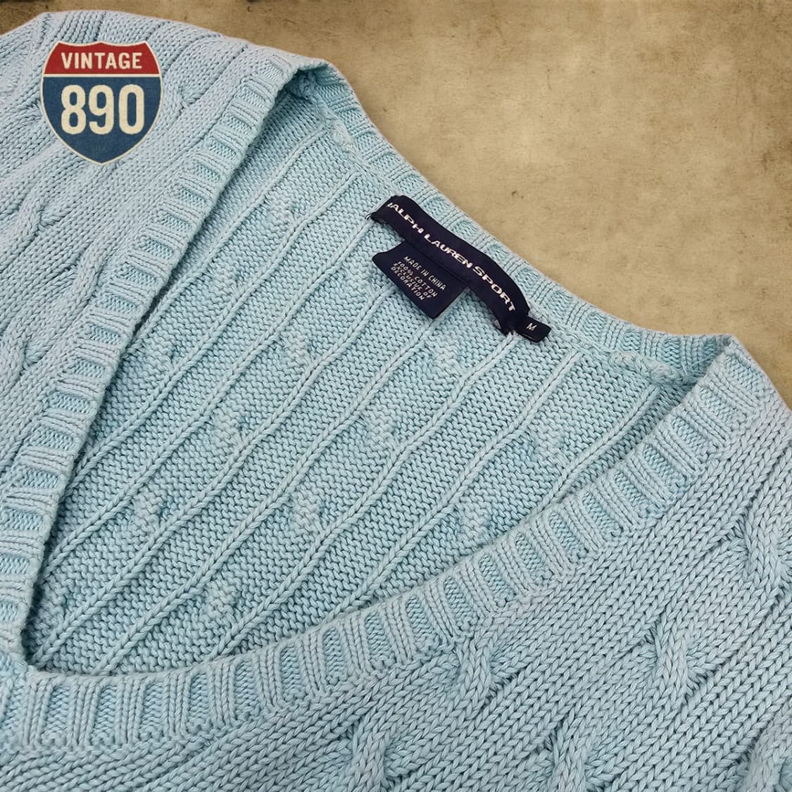 [M] Ralph Lauren 랄프로렌 스포츠 브이넥 스웨터 상품이미지5