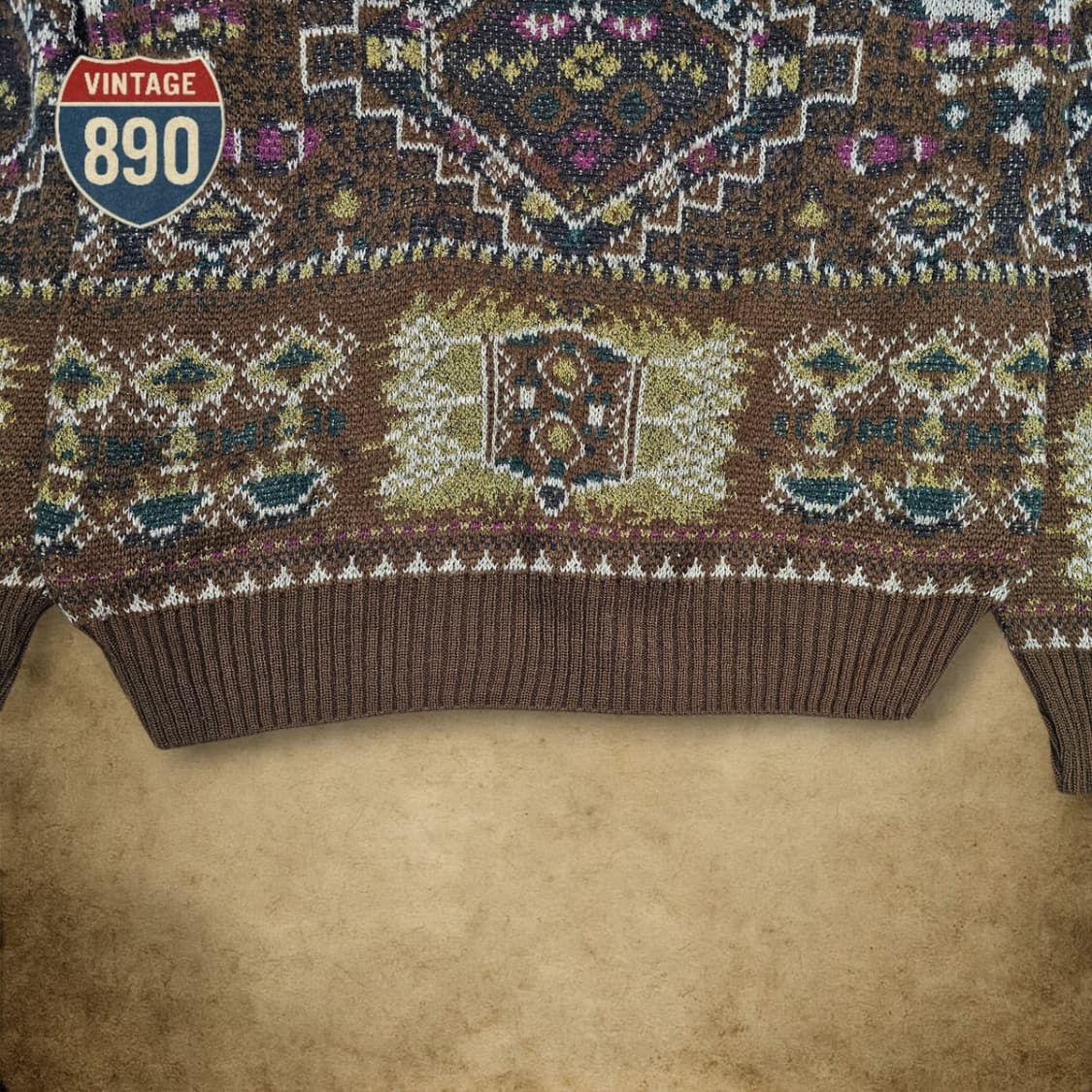 [L] London Fog 런던포그 패턴 니트 스웨터 상품이미지3