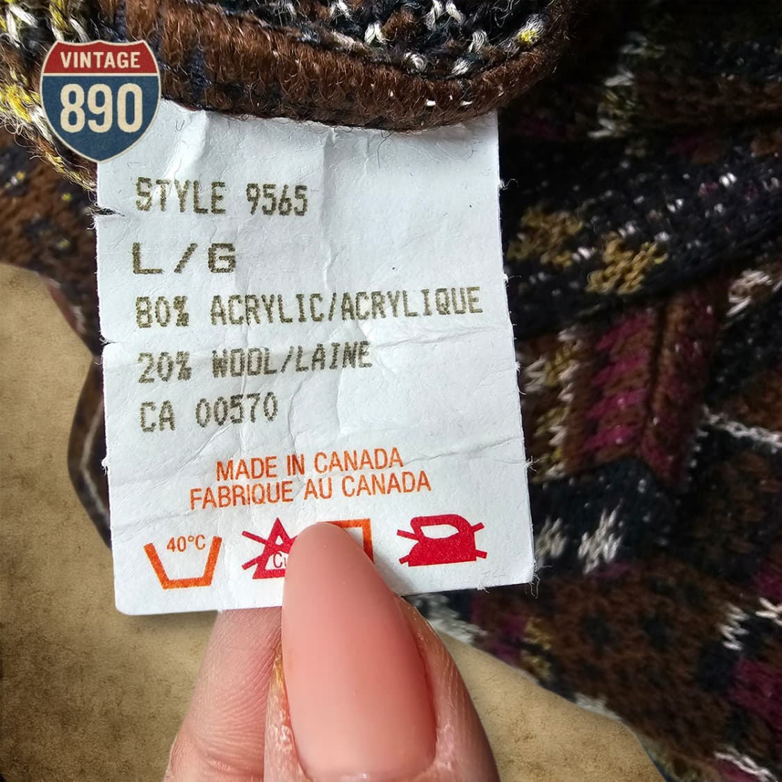 [L] London Fog 런던포그 패턴 니트 스웨터 상품이미지7