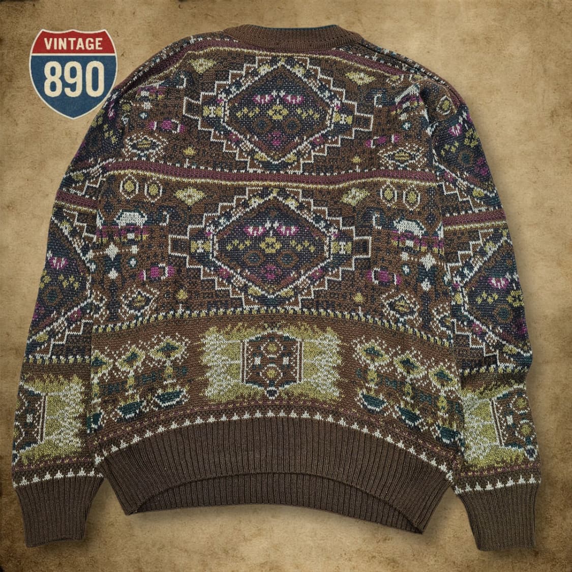 [L] London Fog 런던포그 패턴 니트 스웨터 상품이미지8