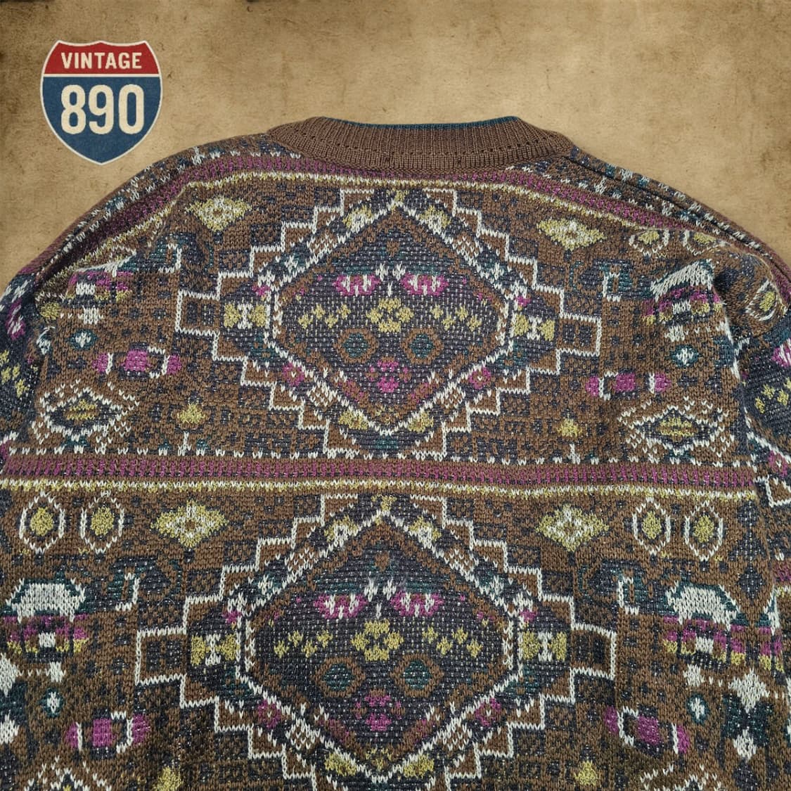 [L] London Fog 런던포그 패턴 니트 스웨터 상품이미지9