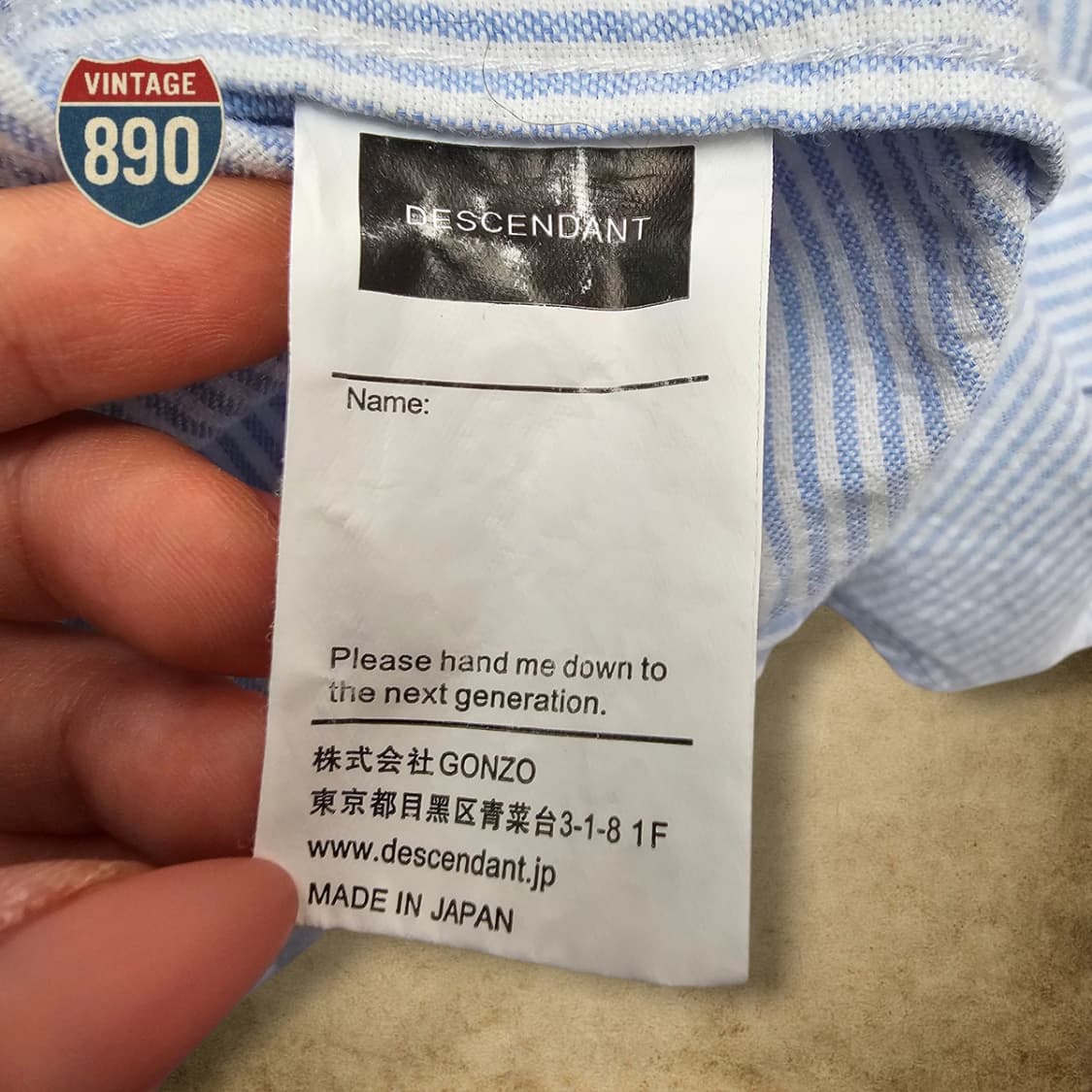 [x] DESCENDANT 디센던트 스프라이트 셔츠 상품이미지8