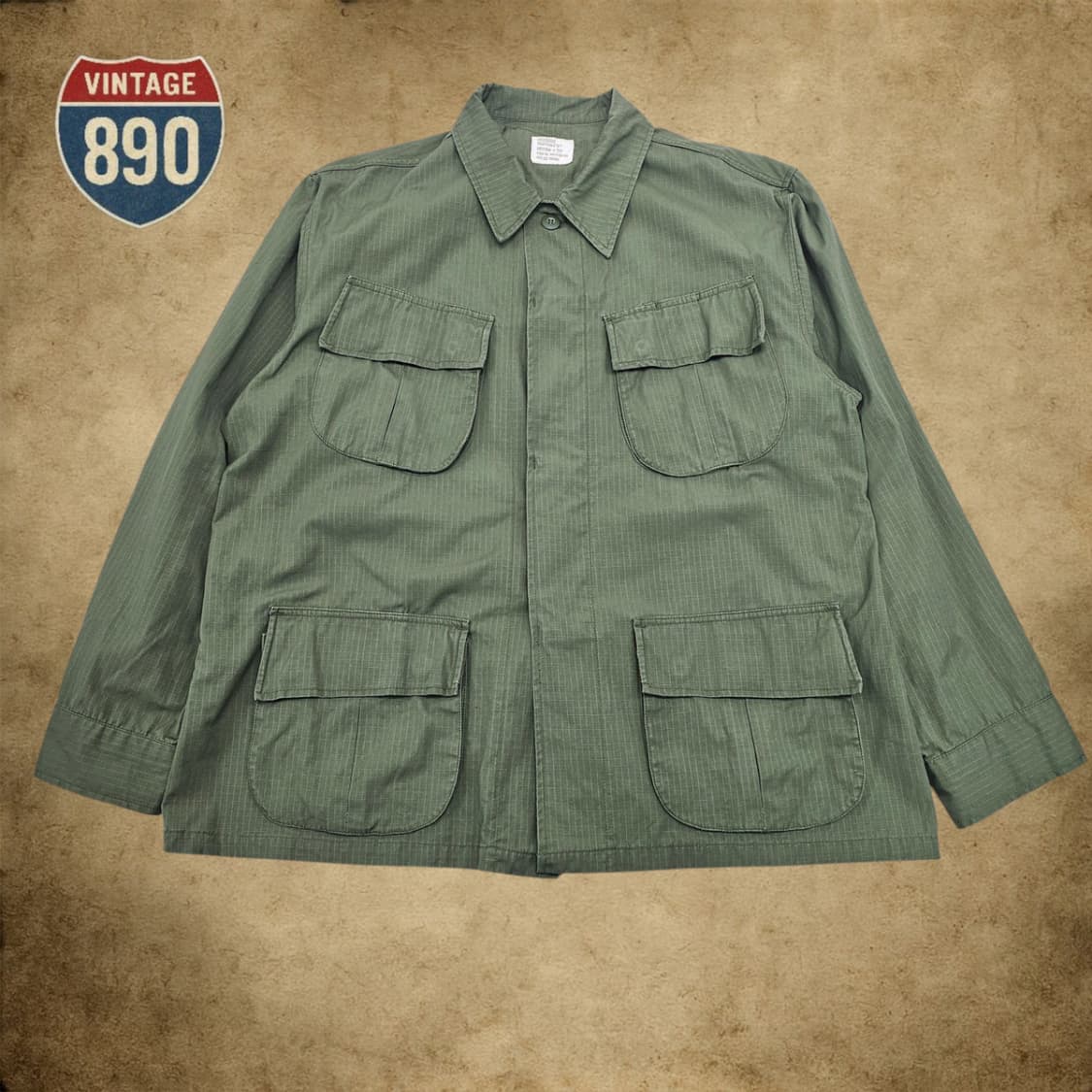 [L] US army 미군 정글 퍼티그 자켓 상품이미지1