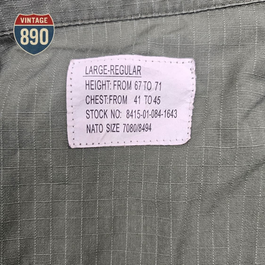 [L] US army 미군 정글 퍼티그 자켓 상품이미지6