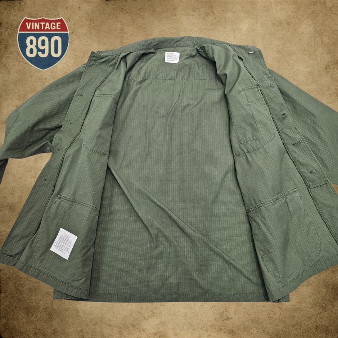 [L] US army 미군 정글 퍼티그 자켓 상품이미지8