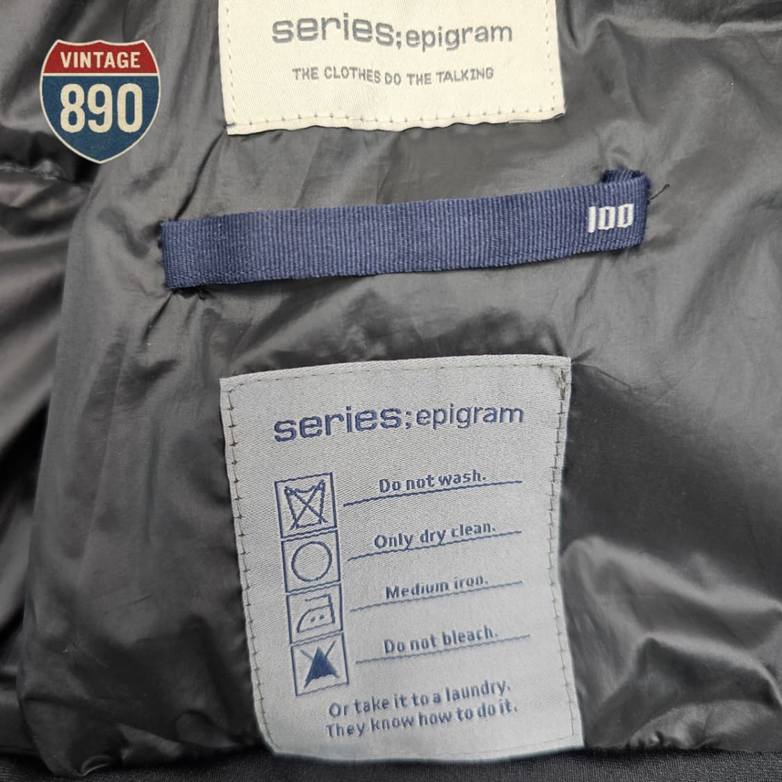 [100] series 시리즈 에피그램 패딩 점퍼 상품이미지6