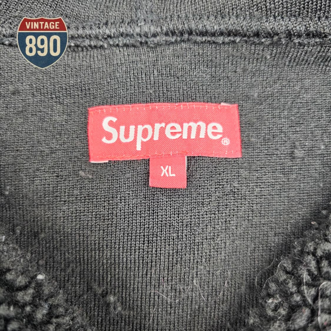 [XL] Supreme 슈프림 15FW 쉐르파 양털 후드 상품이미지10