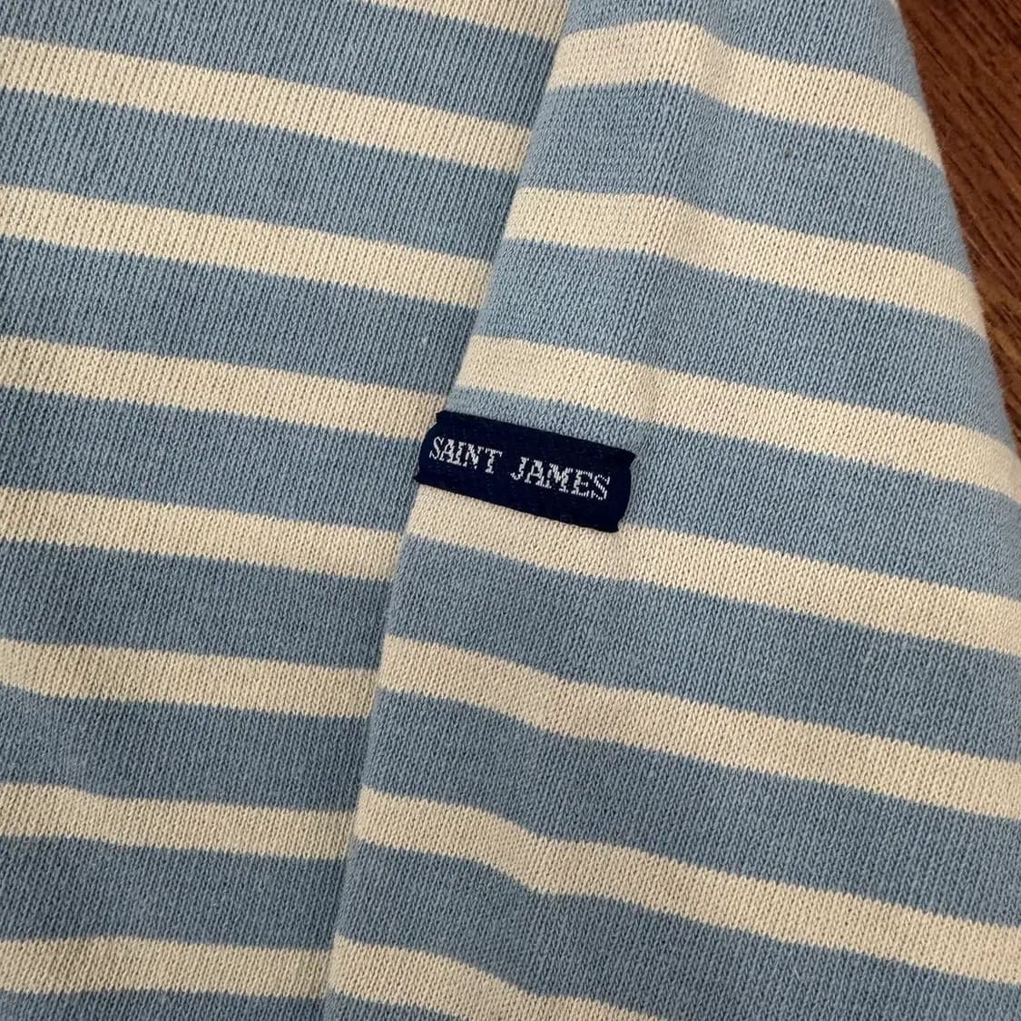 여성용 L 세인트제임스 길도 엘보 패치 티셔츠  상품이미지4