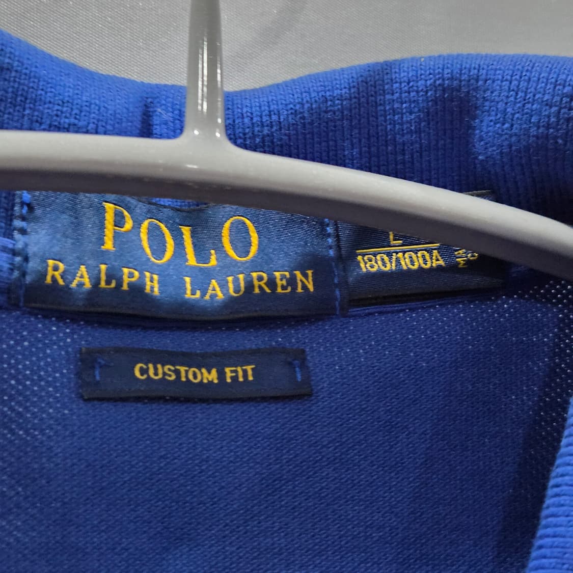 폴로랄프로렌 피케 카라 빅포니 롱슬리브 블루 L 상품이미지3
