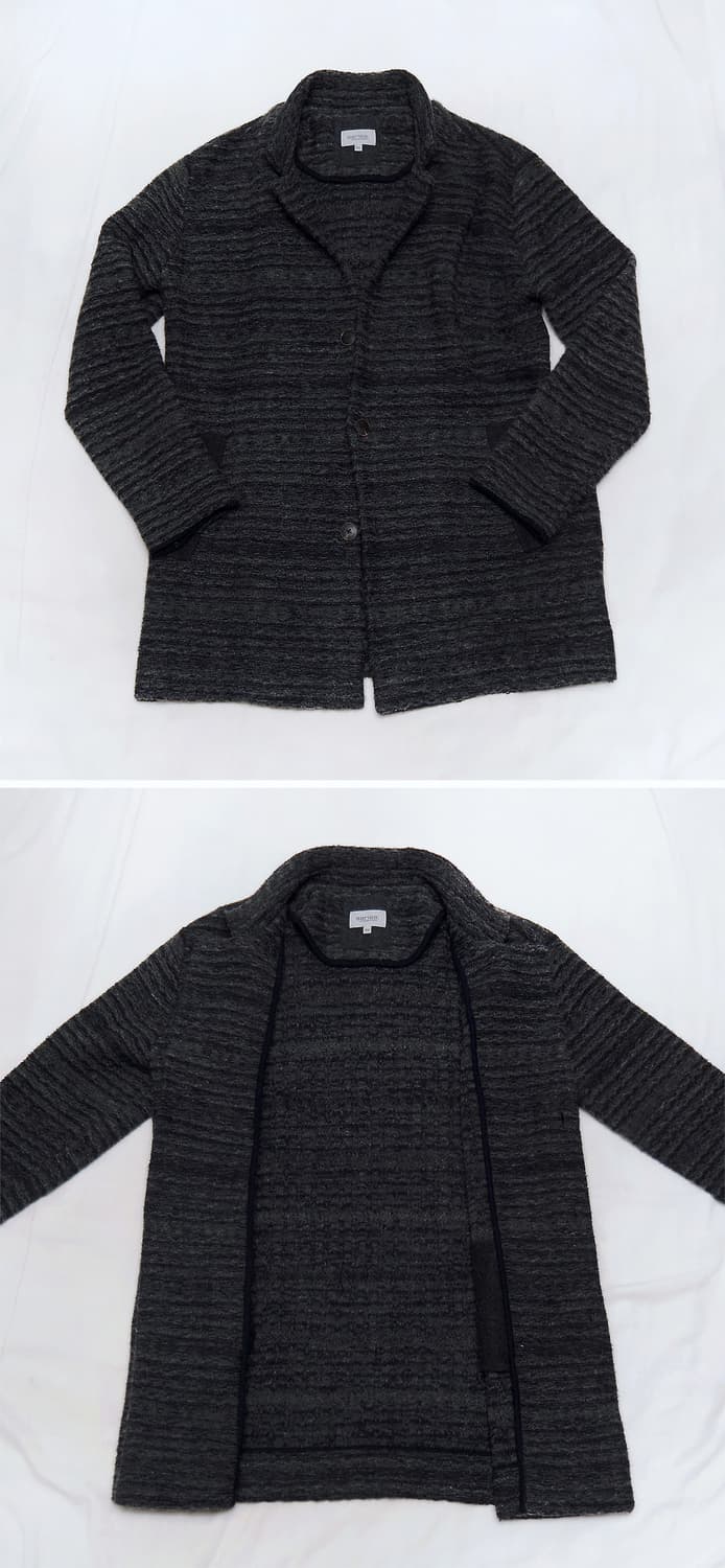 시리즈 (series) 부클 트위드 니트 가디건 롱자켓 (100-105) 상품이미지2