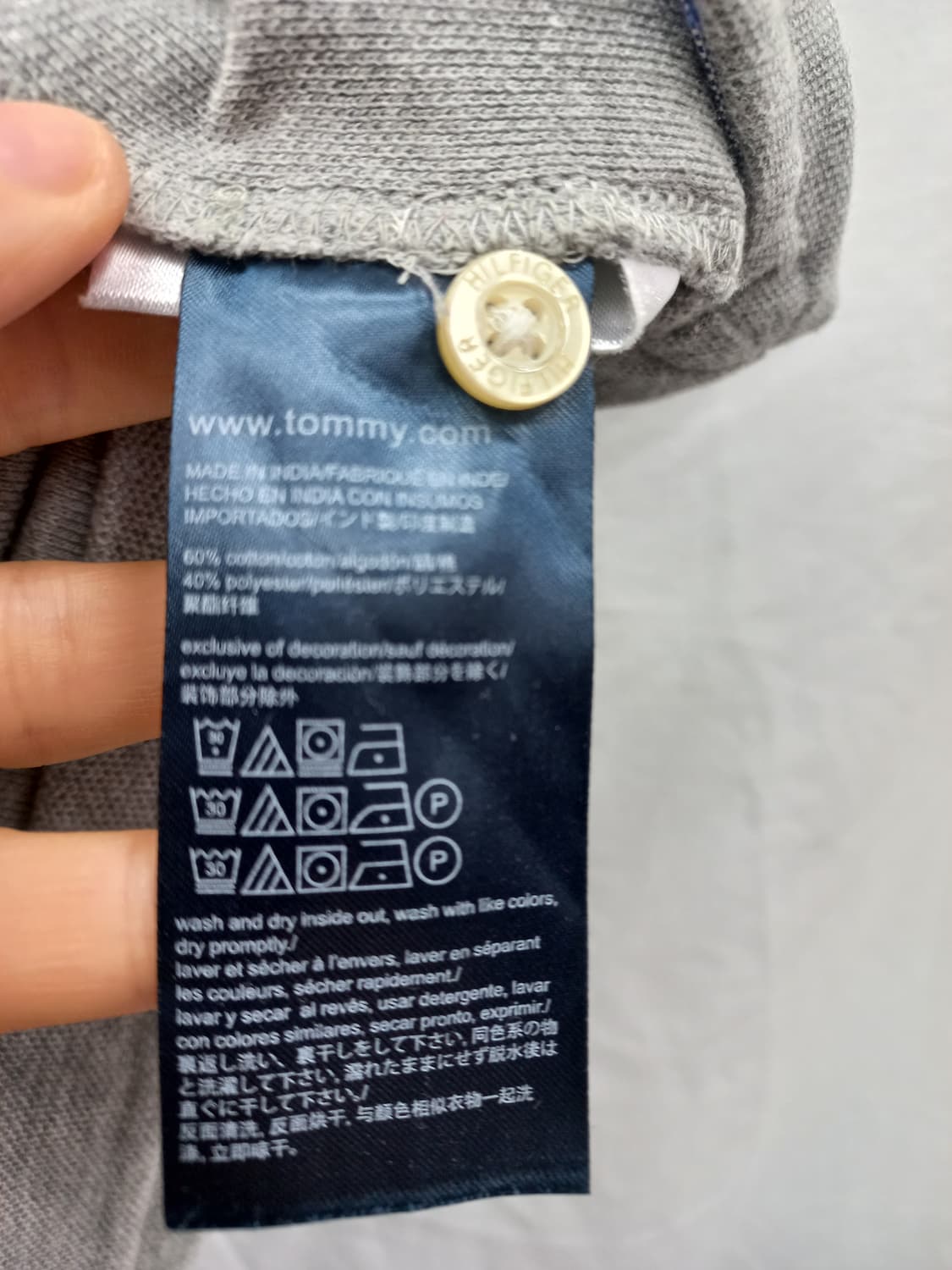 타미힐피거 남성 폴로티 남100 상품이미지2