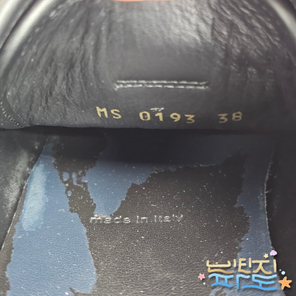 38 감정서O 루이비통 블랙 모노그램 앙프렝뜨 스니커즈 상품이미지8