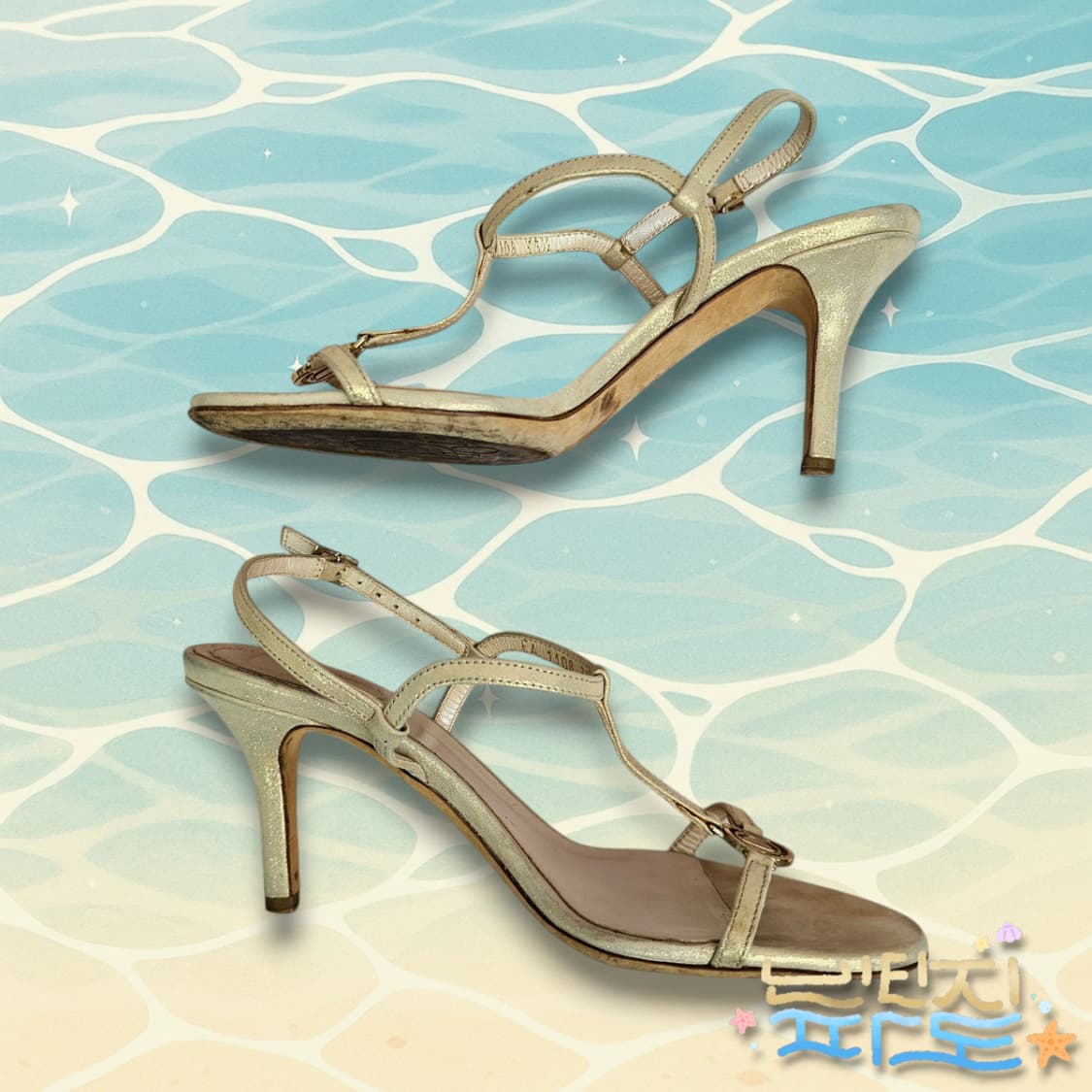 35반 감정서O DIOR 크리스찬디올 샌들힐 상품이미지3