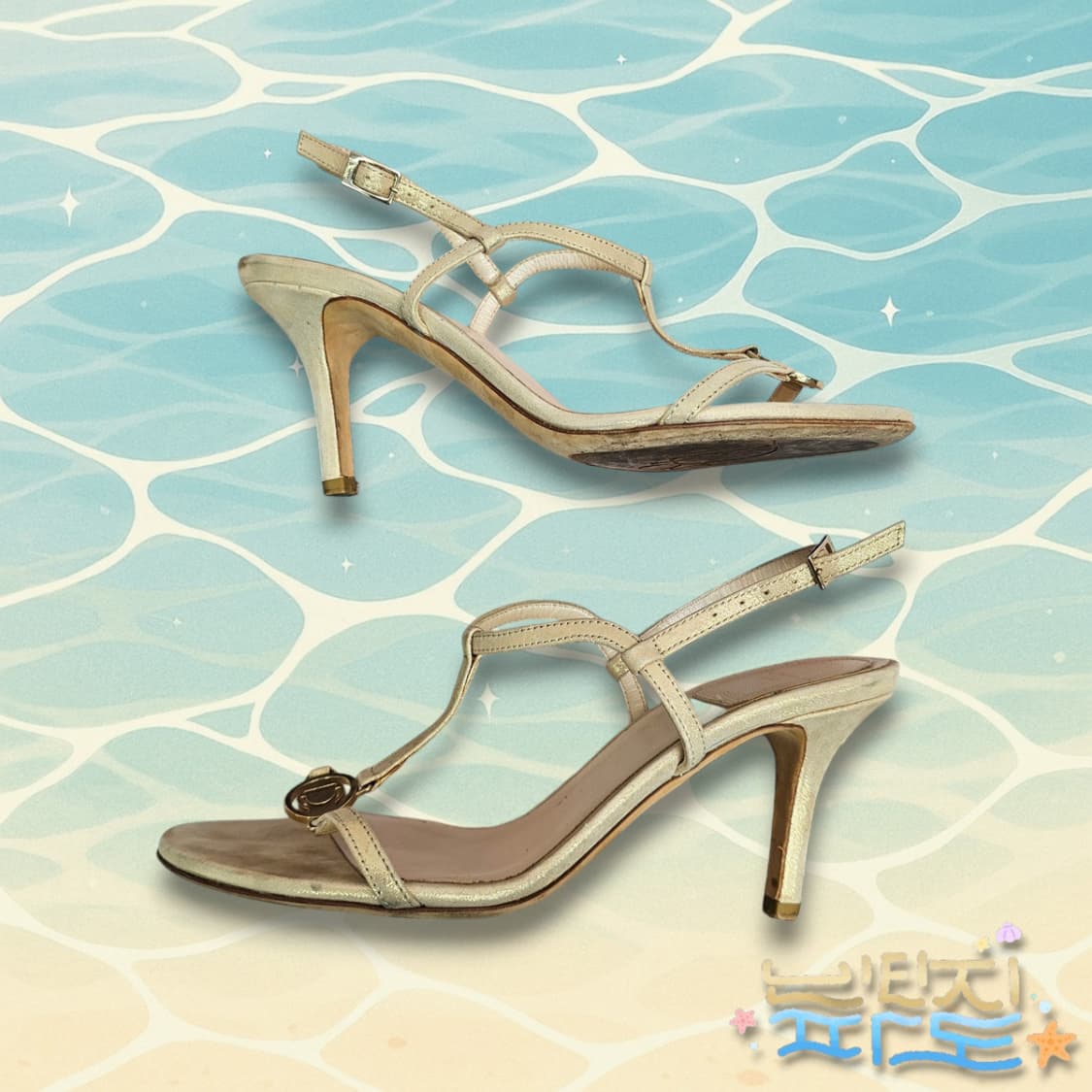 35반 감정서O DIOR 크리스찬디올 샌들힐 상품이미지4