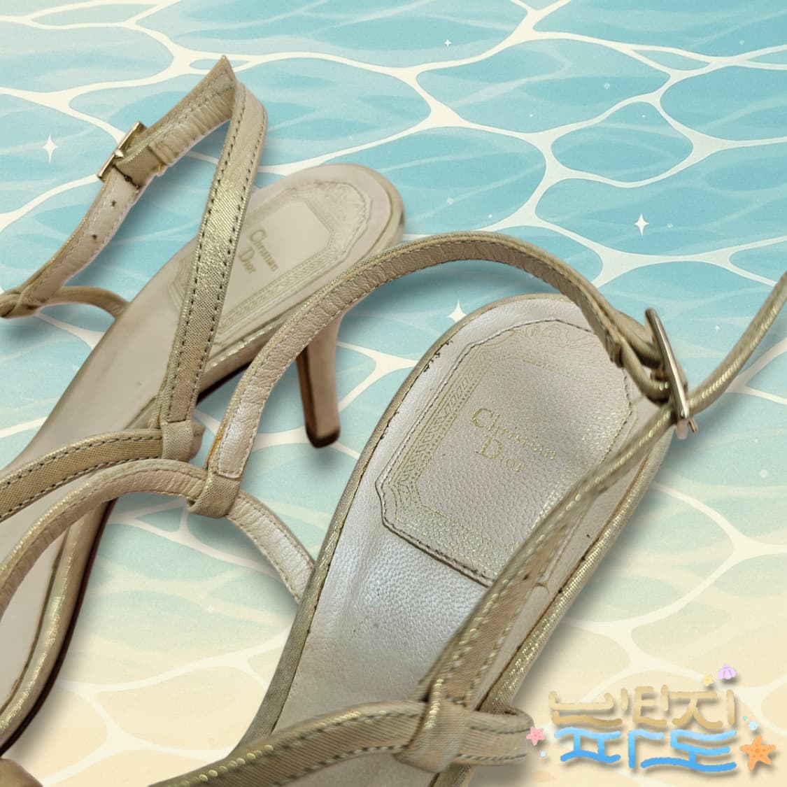 35반 감정서O DIOR 크리스찬디올 샌들힐 상품이미지6