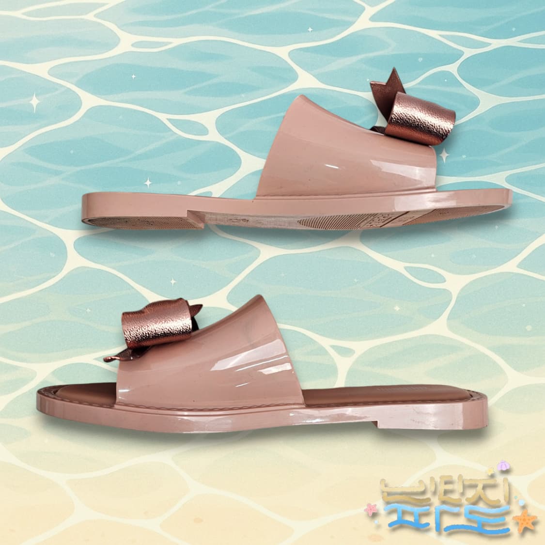 240 malissa 멜리사 소울 2 슬라이드 핑크 슬리퍼 샌들 상품이미지4