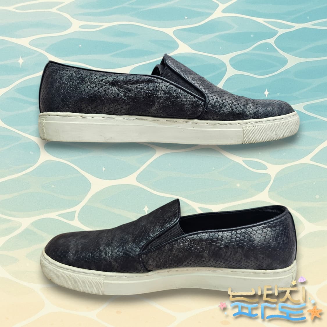 40 250 SOLID HOMME 솔리드옴므 가죽 슬립온 스니커즈 상품이미지4