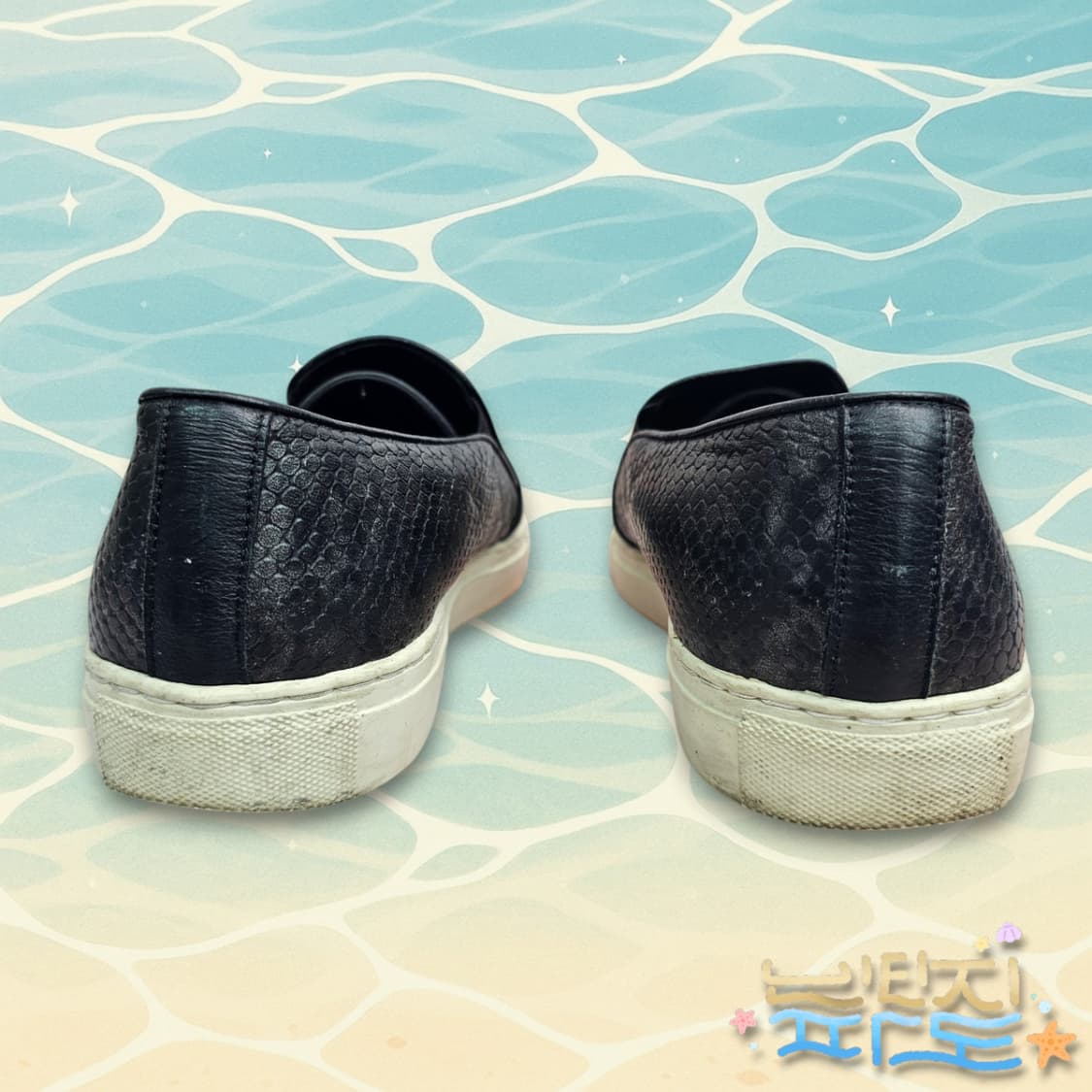 40 250 SOLID HOMME 솔리드옴므 가죽 슬립온 스니커즈 상품이미지5