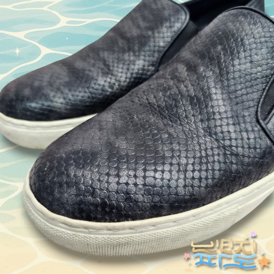 40 250 SOLID HOMME 솔리드옴므 가죽 슬립온 스니커즈 상품이미지6