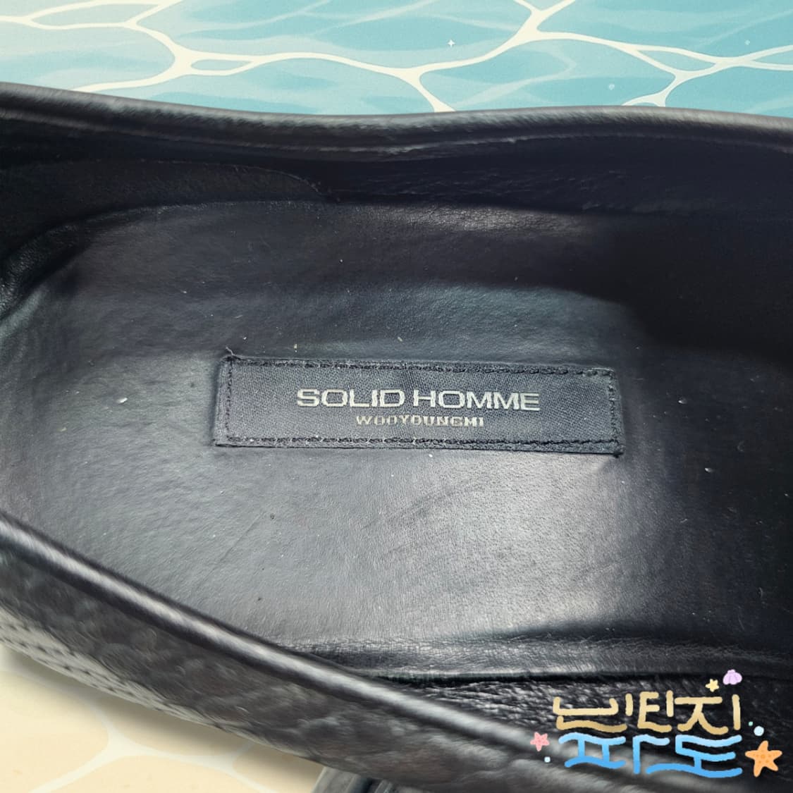 40 250 SOLID HOMME 솔리드옴므 가죽 슬립온 스니커즈 상품이미지9