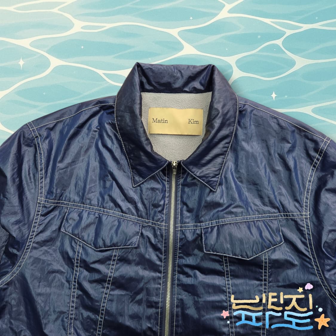 L Matin Kim 마땡킴 스티치 디테일드 트러커 자켓 상품이미지2