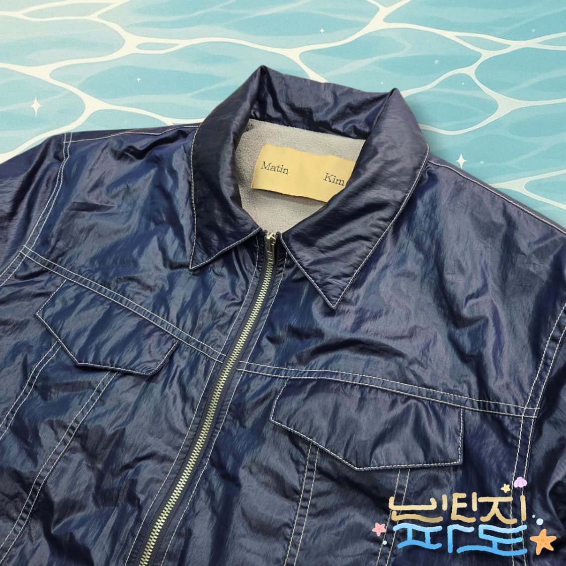 L Matin Kim 마땡킴 스티치 디테일드 트러커 자켓 상품이미지5