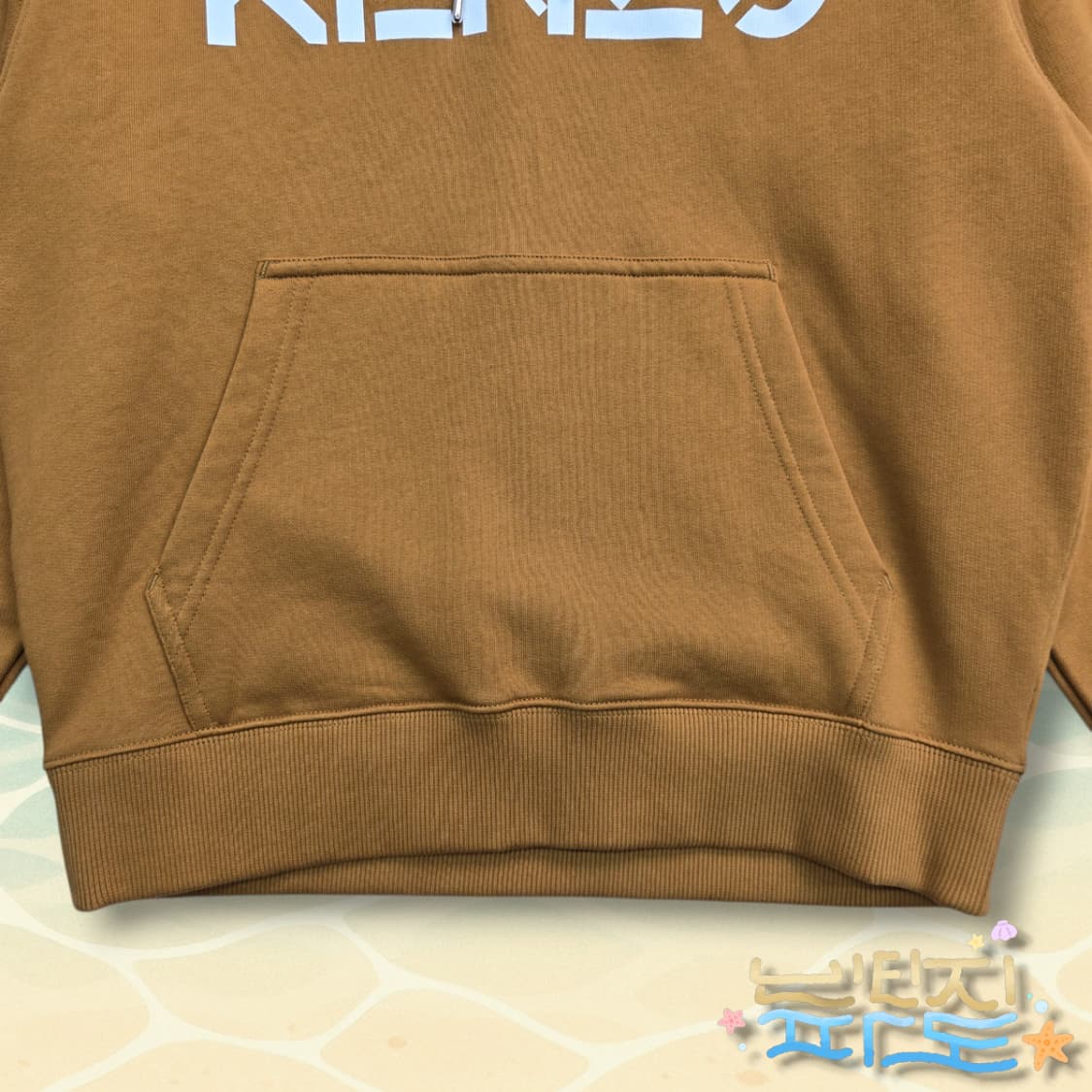 S 100 KENZO 겐조 21SS 로고 후드티 카멜 상품이미지3