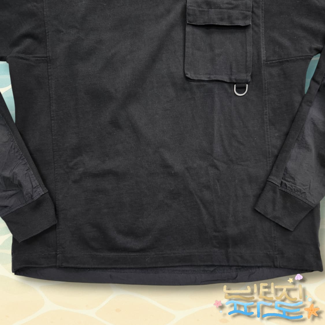 100 ilcorso 일꼬르소 나일론 포켓 티셔츠 상품이미지3