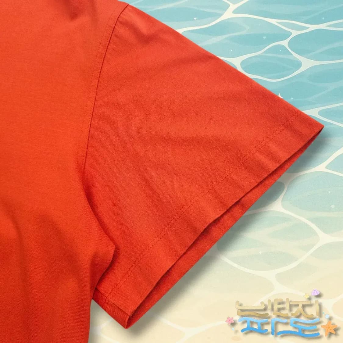 48 우영미 22FW 오렌지 코튼 레더 라벨 티셔츠 상품이미지5