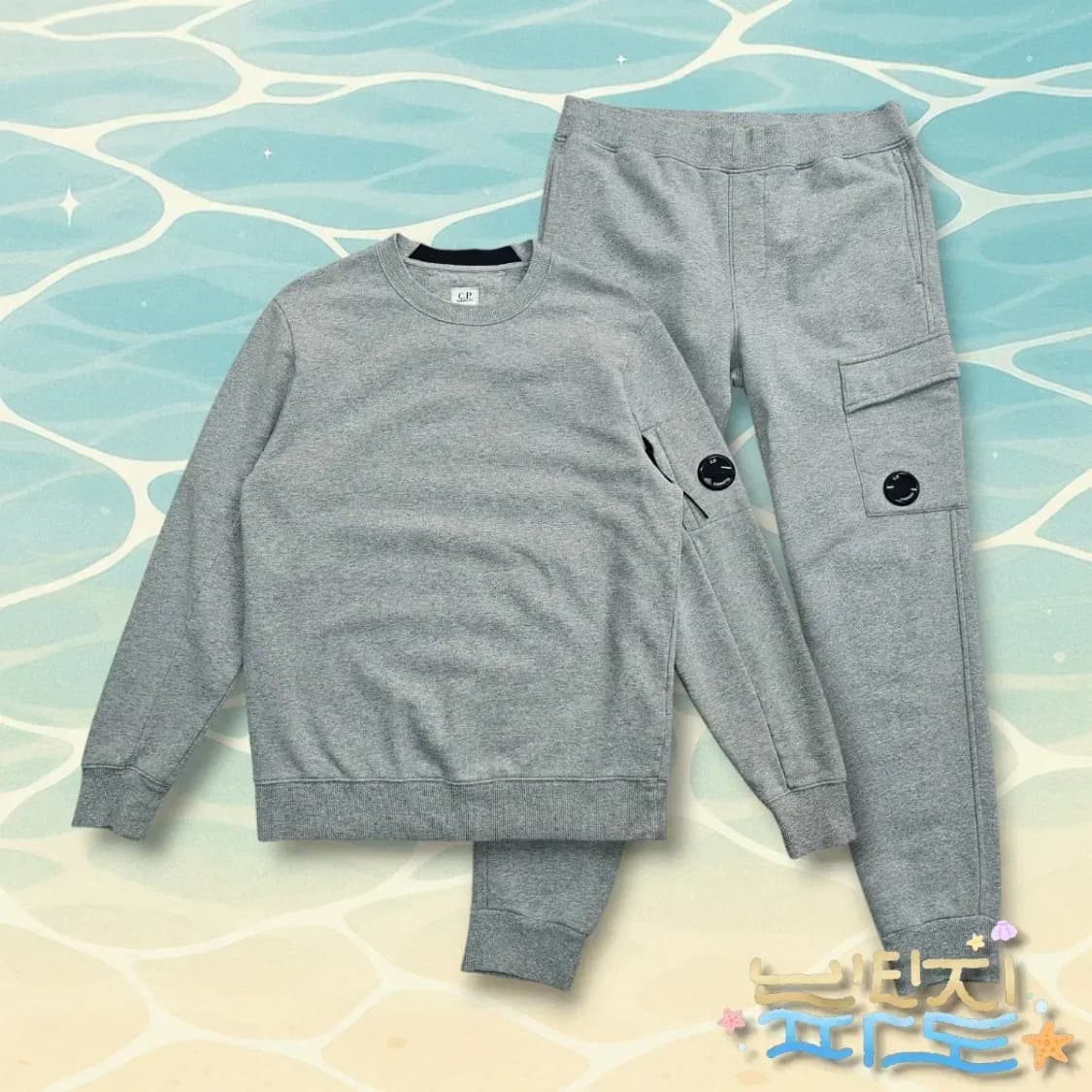 L CP컴퍼니 21SS 다이애그널 레이즈드 플리스 렌즈 셋업 상품이미지1