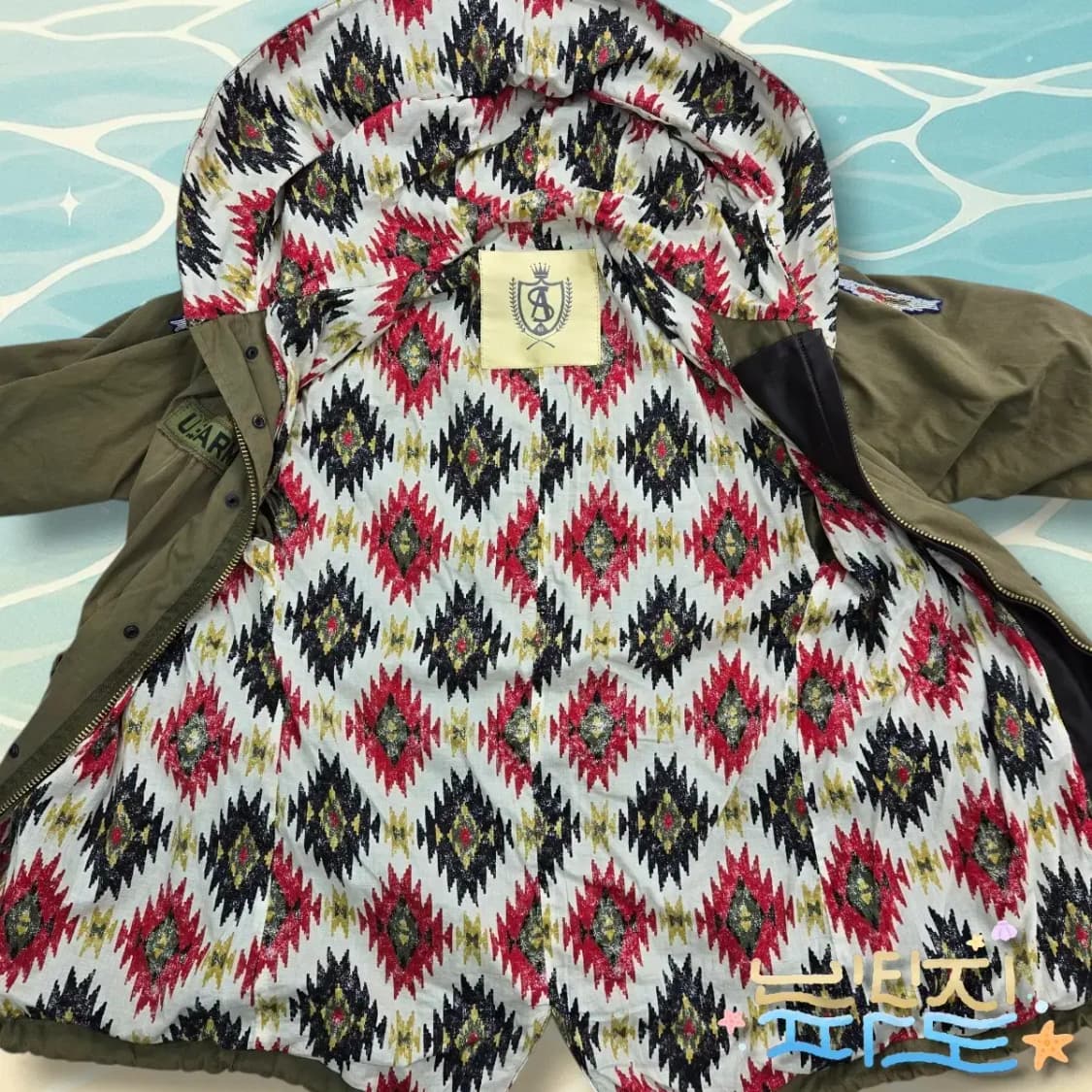 XS AS65 나바호 비즈 밀리터리 M48 피쉬테일 자켓 상품이미지10