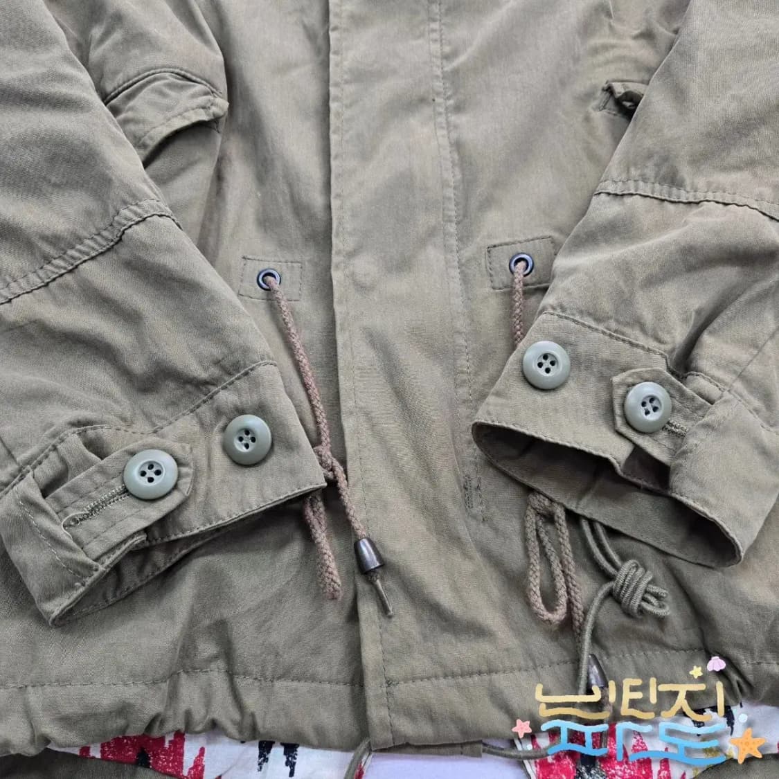 XS AS65 나바호 비즈 밀리터리 M48 피쉬테일 자켓 상품이미지4