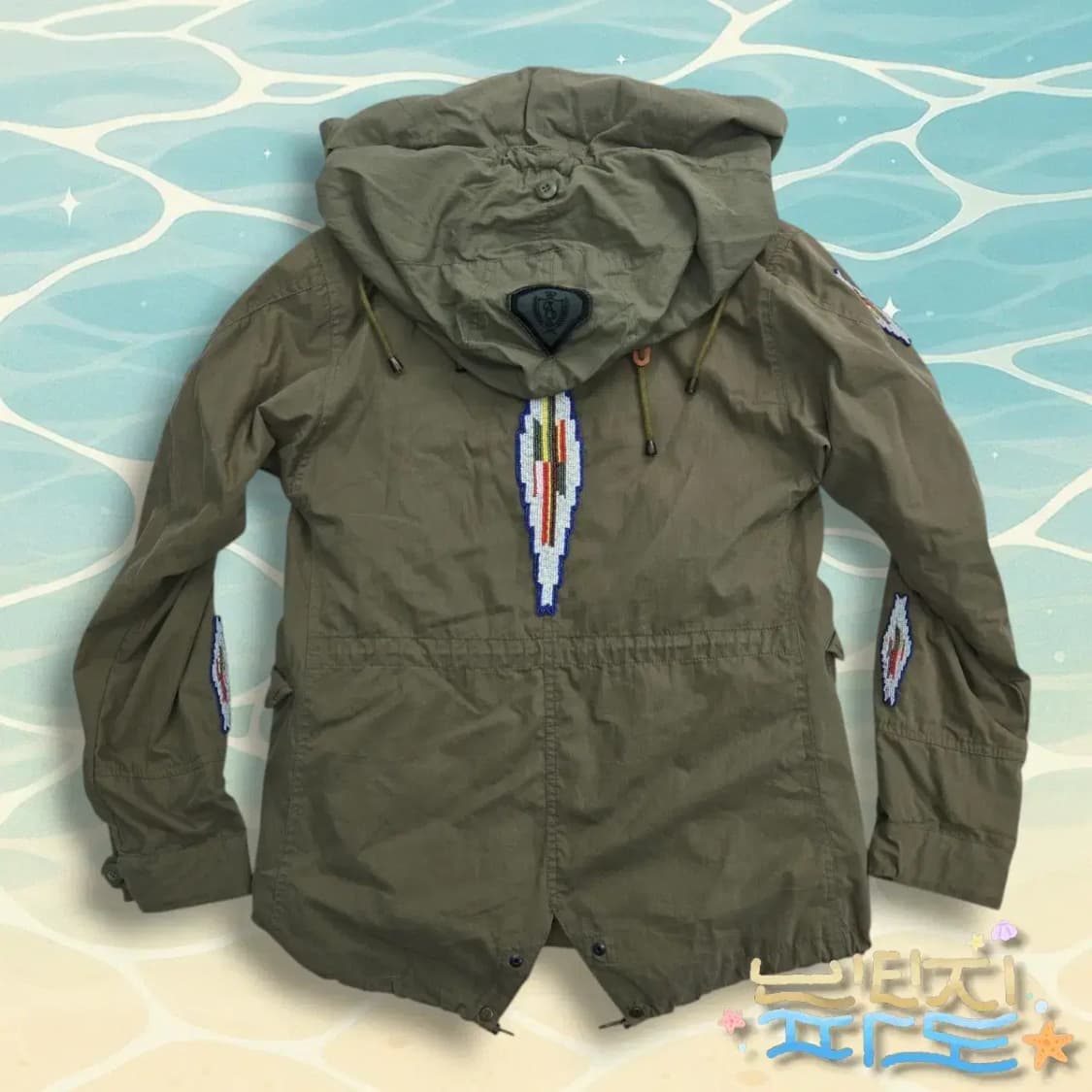 XS AS65 나바호 비즈 밀리터리 M48 피쉬테일 자켓 상품이미지6