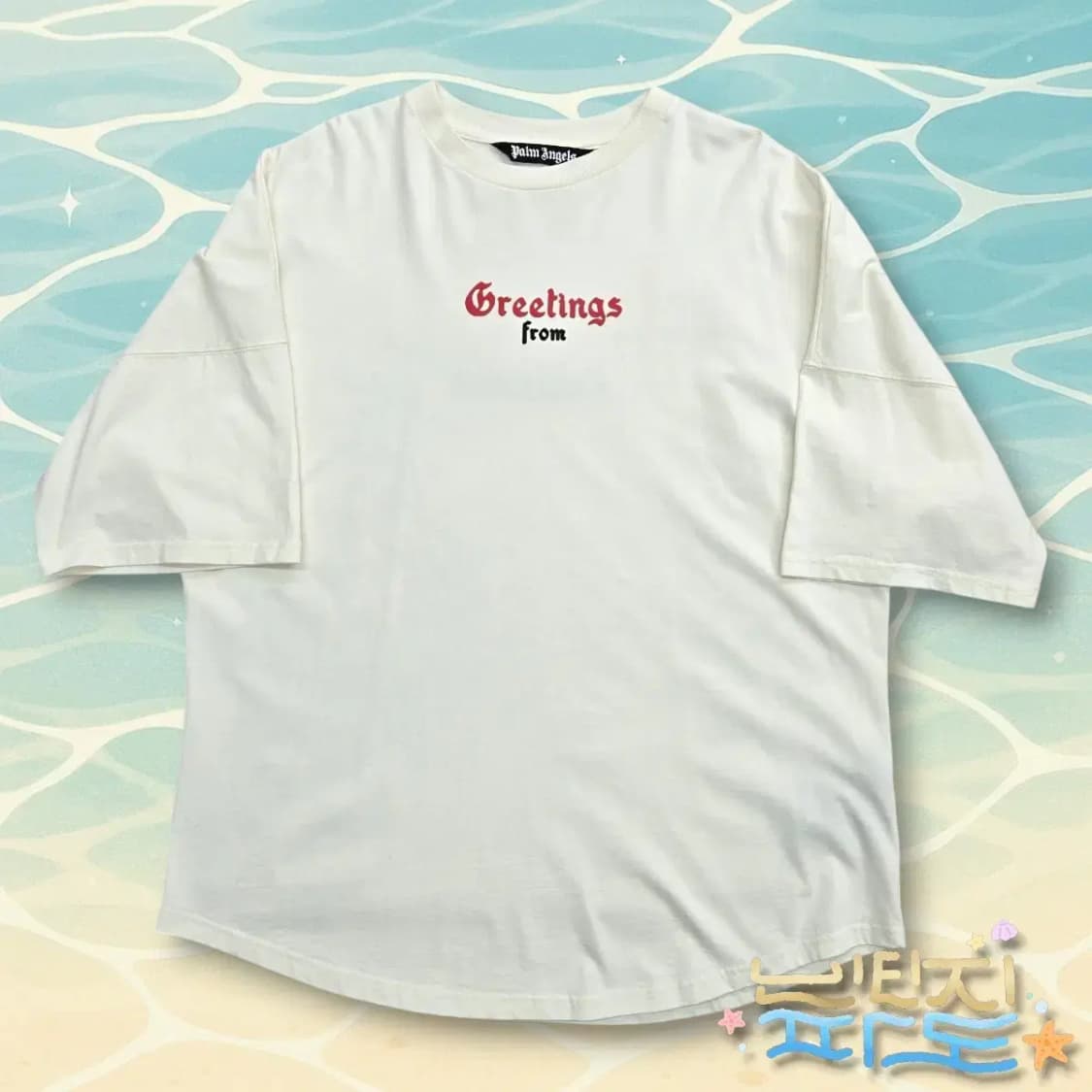 F Palm Angels 팜엔젤스 22SS  캘리포니아 그리팅 티셔츠 상품이미지1