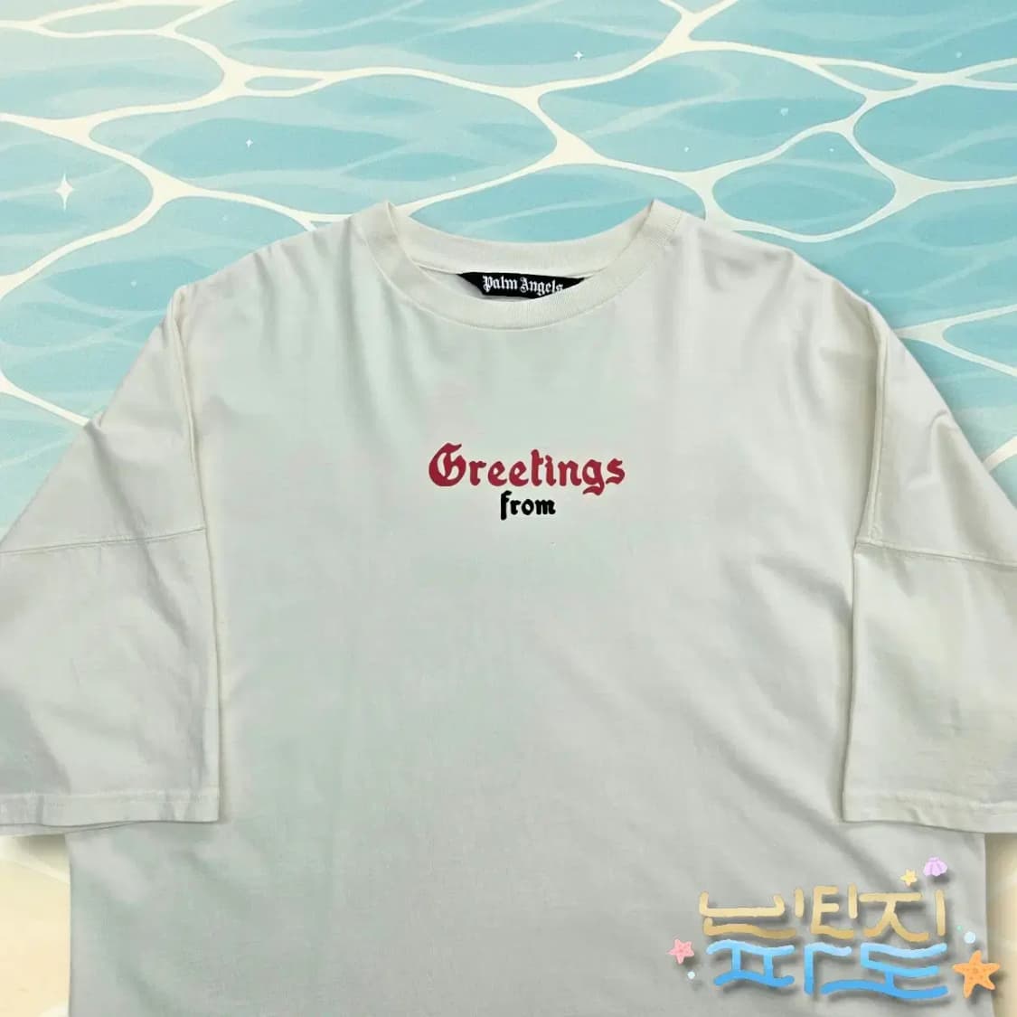 F Palm Angels 팜엔젤스 22SS  캘리포니아 그리팅 티셔츠 상품이미지2