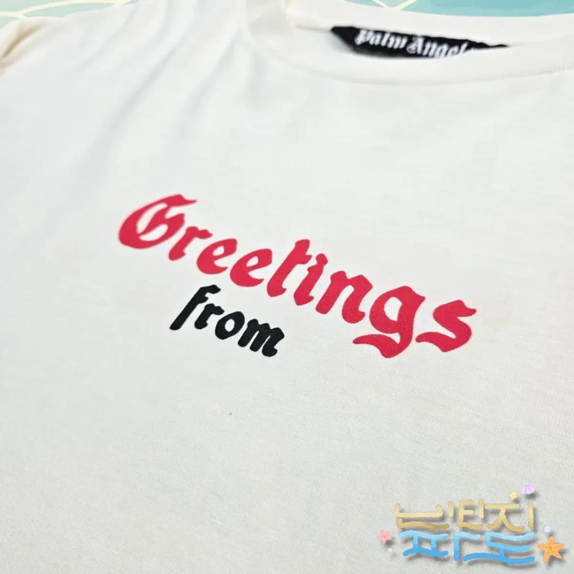 F Palm Angels 팜엔젤스 22SS  캘리포니아 그리팅 티셔츠 상품이미지4