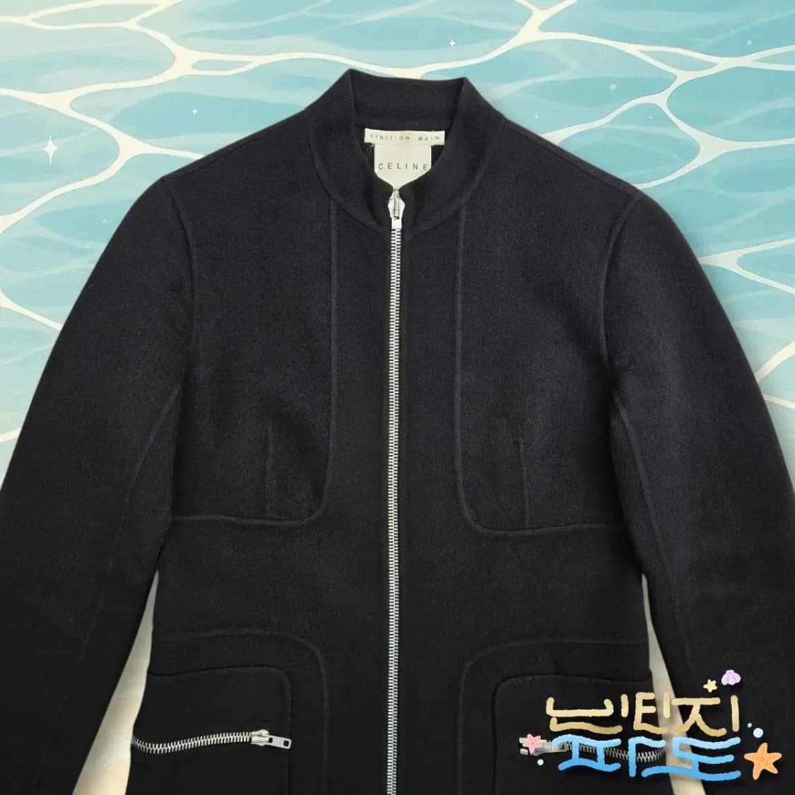 36 감정서O CELINE 셀린느 캐시미어 울 코트 상품이미지2