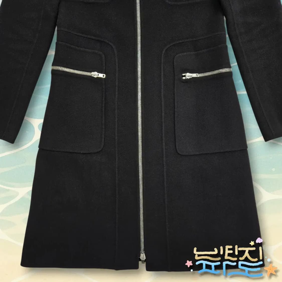 36 감정서O CELINE 셀린느 캐시미어 울 코트 상품이미지3