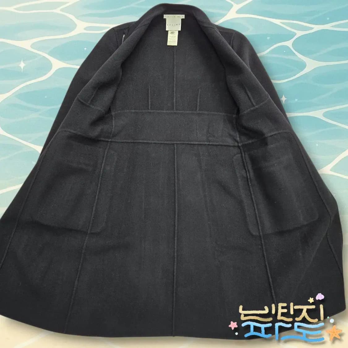 36 감정서O CELINE 셀린느 캐시미어 울 코트 상품이미지8