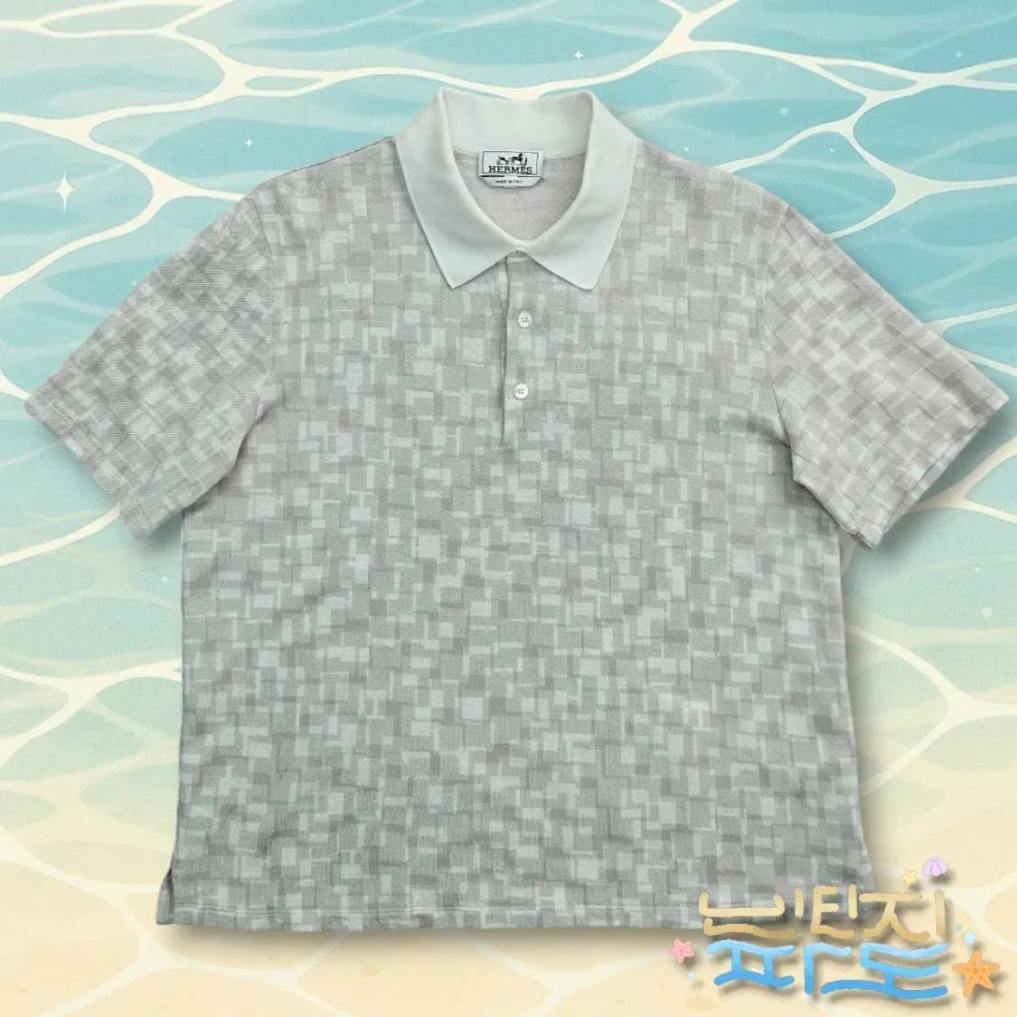 L HERMES 에르메스 24FW 레이어 인 에이치 폴로 셔츠 상품이미지1