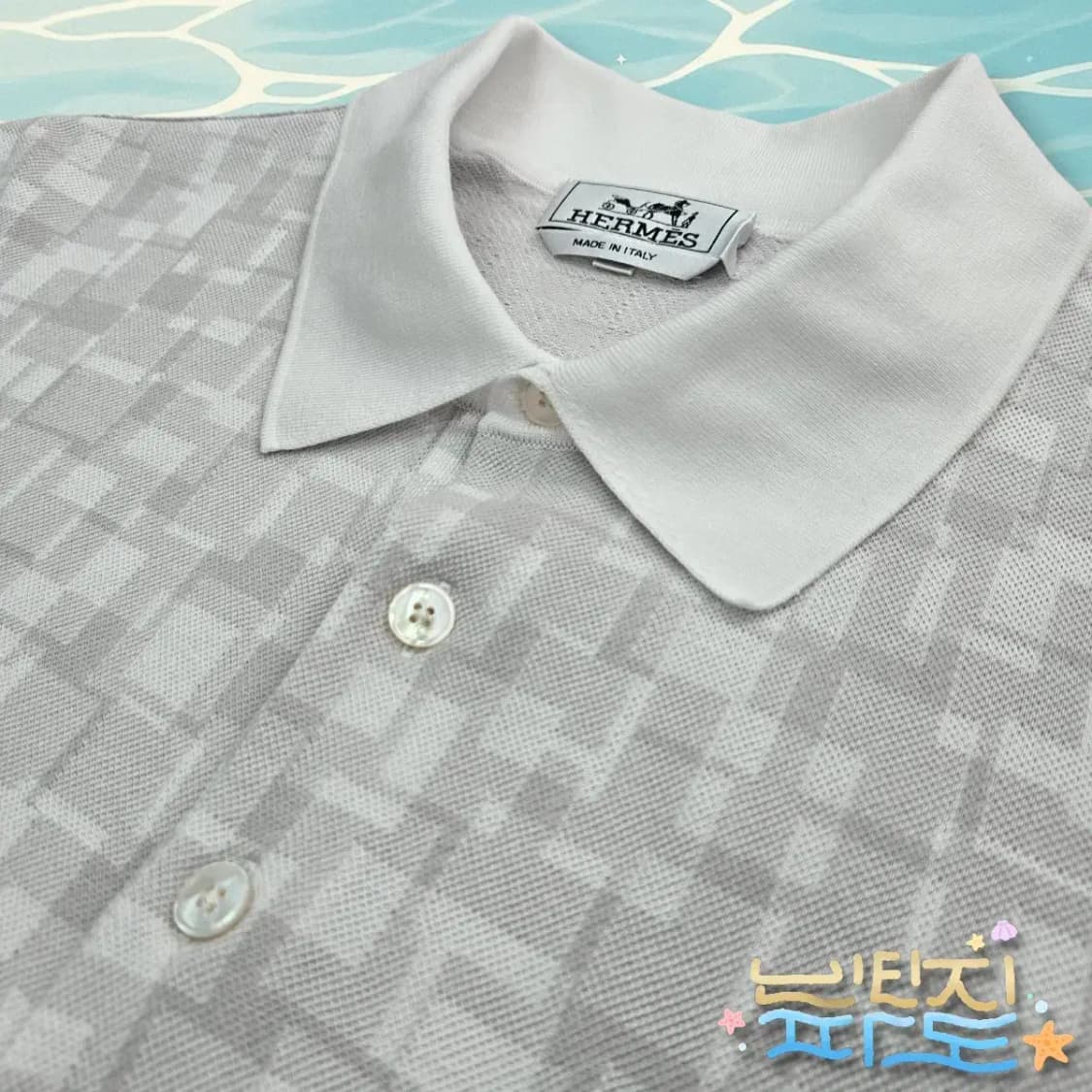 L HERMES 에르메스 24FW 레이어 인 에이치 폴로 셔츠 상품이미지5