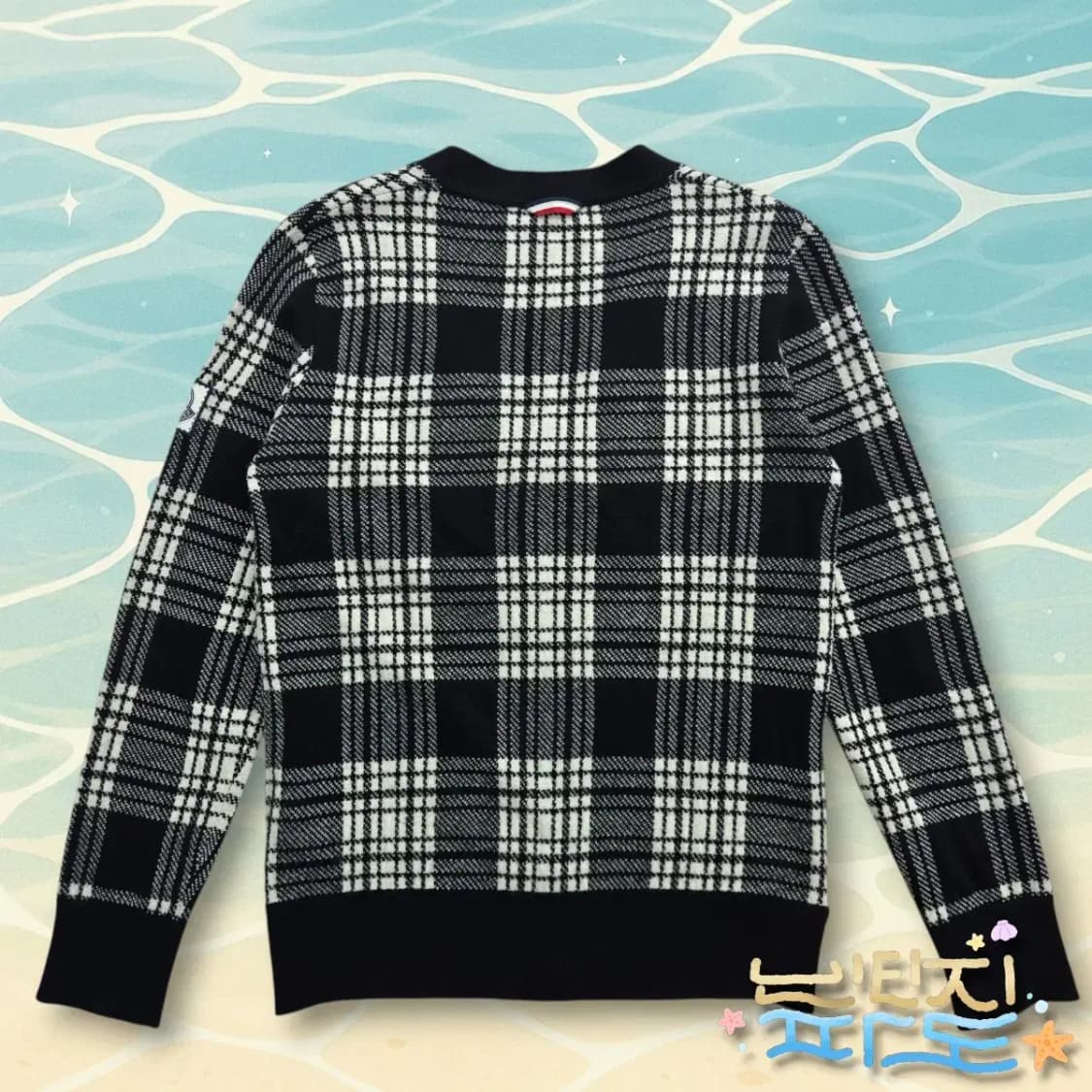 L 몽클레어 감마블루 마글리오네 체크 카디건 가디건 상품이미지8