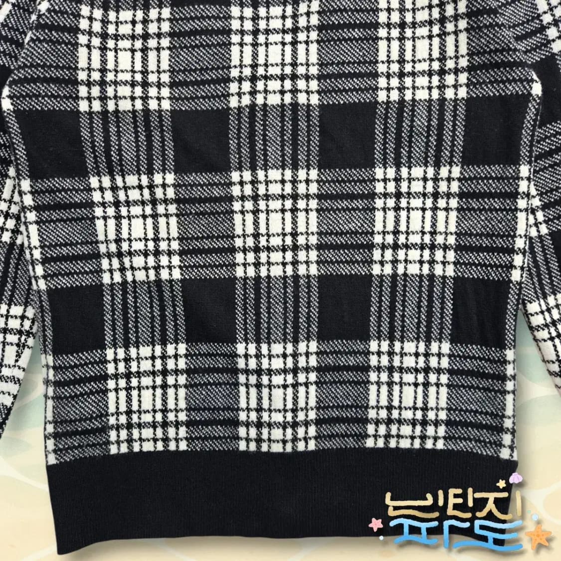 L 몽클레어 감마블루 마글리오네 체크 카디건 가디건 상품이미지9