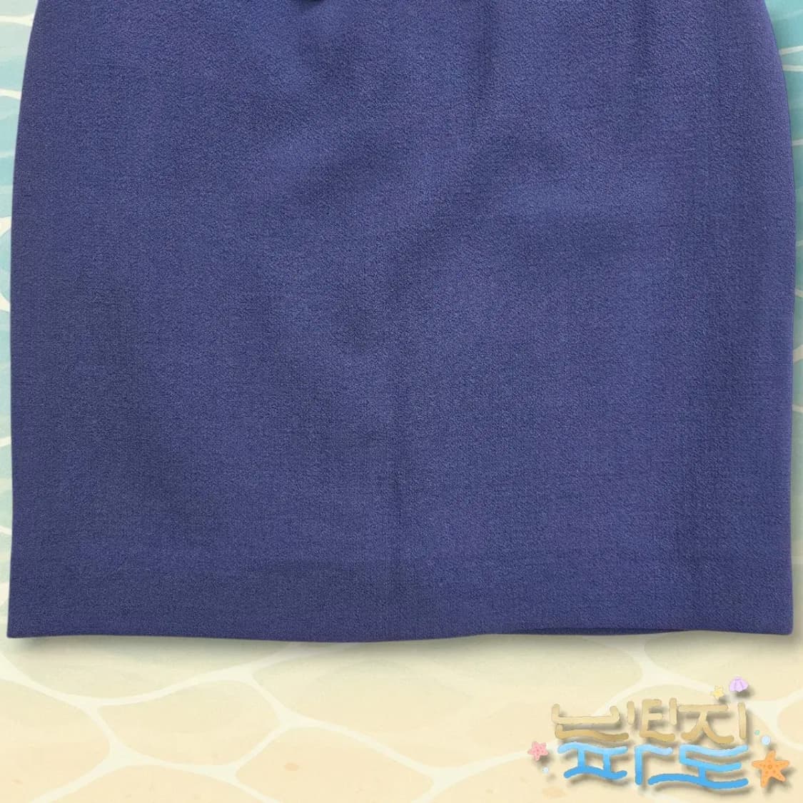 38 감정서O CHANEL VTG 샤넬 로고참 울 비스코스 스커트 상품이미지3