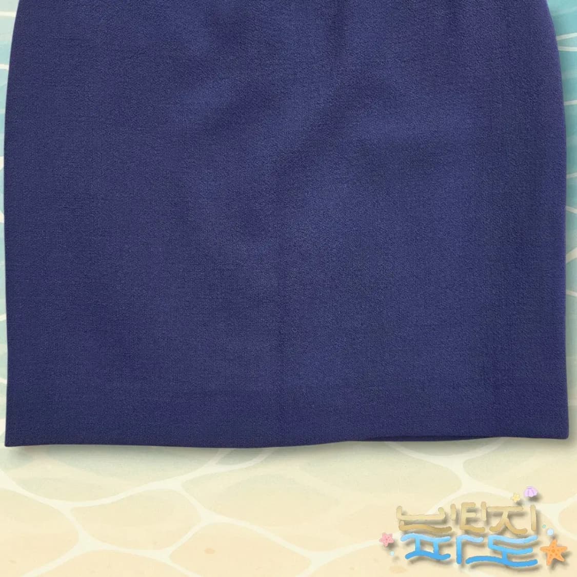 38 감정서O CHANEL VTG 샤넬 로고참 울 비스코스 스커트 상품이미지4