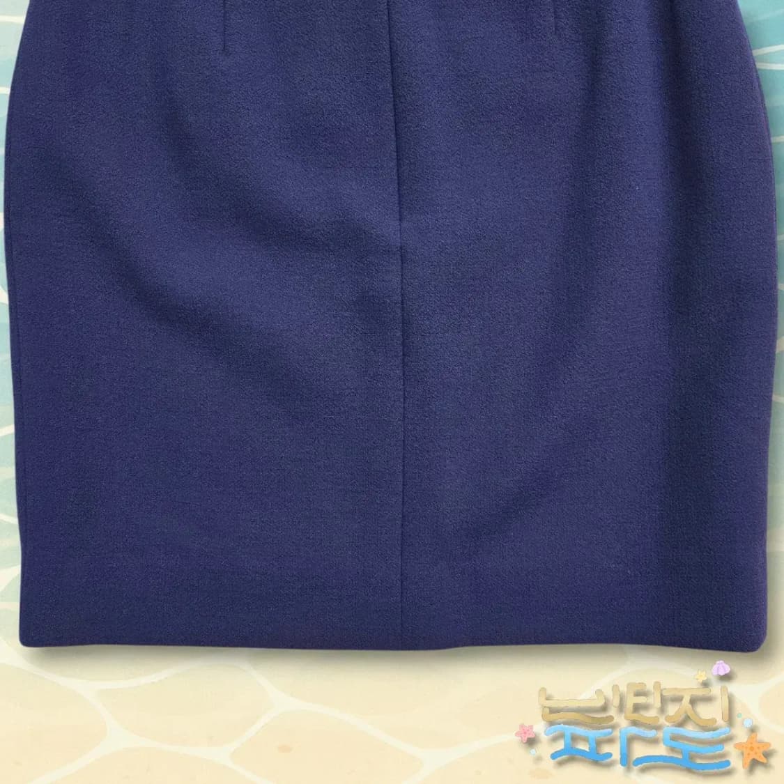 38 감정서O CHANEL VTG 샤넬 로고참 울 비스코스 스커트 상품이미지9